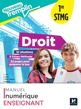 Nouveau Tremplin - DROIT 1re STMG - Ed. 2023 - Manuel numérique enseignant