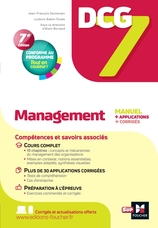 DCG 7 - Management - 7e édition - Manuel et applications 2022-2023