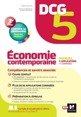 DCG 5 - Economie contemporaine - Manuel et applications - Edition 2022