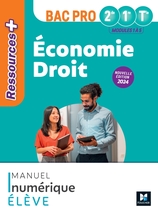 Ressources Plus - ÉCONOMIE-DROIT - 2de 1re Tle Bac Pro - Ed. 2024 - Manuel numérique élève