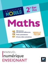 Modulo - MATHS - 2de Bac Pro - Ed. 2024 - Manuel numérique enseignant