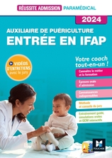 Réussite admission Entrée en IFAP - Auxiliaire de puériculture 2024