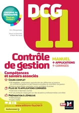 DCG 11 - Contrôle De Gestion - Manuel Et Applications | Editions Foucher