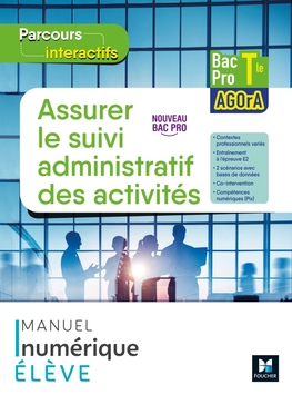 Parcours interactifs ASSURER LE SUIVI ADMINISTRATIF DES ACTIVITÉS -Tle Pro AGOrA 2022 - MN élève