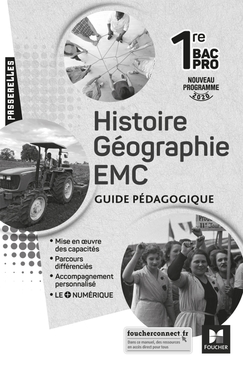 Passerelles Histoire Geographie Emc 1re Bac Pro Ed Guide Pedagogique Editions Foucher