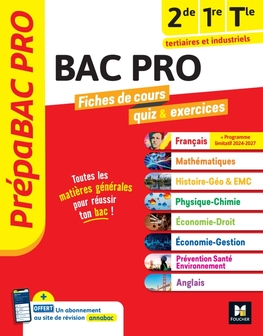 Prépa'BAC pro Tout-en-un-Toutes les matières générales