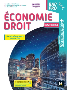 Économie-Droit 2de/1re/Tle Bac Pro Tertiaires - Livre + licence numérique  i-Manuel 2.0 - 9782091676128