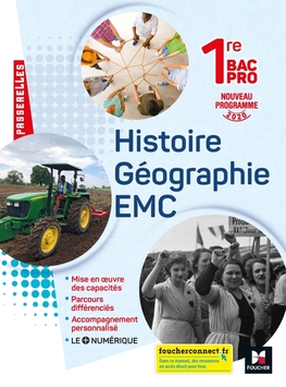 Passerelles - Histoire Géographie EMC 1re Bac Pro - éd. 2020. Manuel numérique PREMIUM enseignant