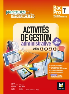 Parcours interactifs - Activités de gestion admin. Tle Bac Pro GA - Éd. 2017 - Manuel numérique