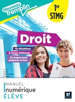 Nouveau Tremplin - DROIT 1re STMG - Ed. 2023 - Manuel numérique élève