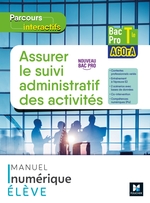 Parcours interactifs ASSURER LE SUIVI ADMINISTRATIF DES ACTIVITÉS -Tle Pro AGOrA 2022 - MN élève