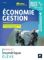 Ressources Plus - ECONOMIE-GESTION 1re Tle Bac Pro indus / ASSP 2022 - Manuel numérique élève