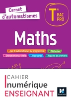 Carnet d'automatismes - MATHS - Tle Bac Pro - Éd. 2022 - Carnet numérique enseignant