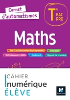 Carnet d'automatismes - MATHS - Tle Bac Pro - Éd. 2022 - Carnet numérique élève