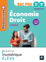 Ressources Plus - ÉCONOMIE-DROIT - 1re-Tle Bac Pro - Ed. 2024 - Manuel numérique élève