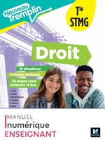 Nouveau Tremplin - DROIT - Tle STMG - Éd. 2024 - Manuel numérique enseignant