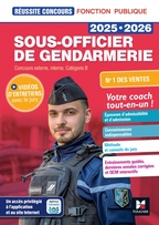 Réussite Concours - Sous-officier de gendarmerie - 2025-2026- Préparation complète