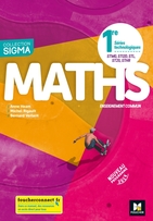 Sigma - Mathématiques 1re Séries technologiques - Ed. 2019 - Manuel numérique enseignant