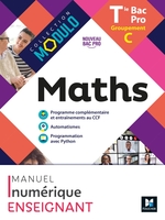 Modulo - MATHEMATIQUES Tle Bac Pro Groupement C - Ed. 2021 - Manuel numérique enseignant