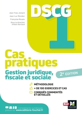 DSCG 1 - Gestion juridique fiscale et sociale - Cas pratiques Ed 2021