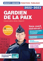 Réussite Concours - Gardien de la paix Cat. B - 2022 -2023 - Préparation complète