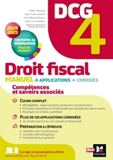 DCG 4 - Droit fiscal - Manuel et applications - Millésime 2024-2025