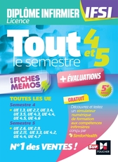 Tout le semestre 4 & 5 en fiches memos - DEI IFSI - 5e édition - Révision et entraînement