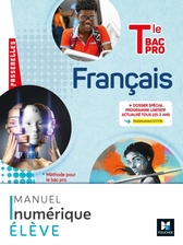 Passerelles - FRANCAIS - Tle Bac Pro - Ed. 2021 - Manuel numérique élève