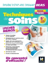 Techniques de soins en fiches mémos - DEAS Diplôme d'Etat Aide-Soignant - 2023-2024