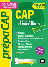 PrépaCAP - CAP Tertiaires et industriels - Matières générales Nouv. programmes-Révision entraînement