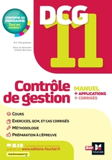 DCG 11 - Contrôle de gestion - Manuel et applications